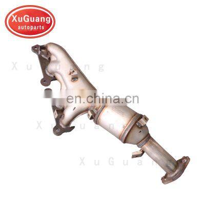XG-AUTOPARTS High Quality Catalytic Converter Compatible with Nissan pICK up ZD24 4WD with exhaust manifold