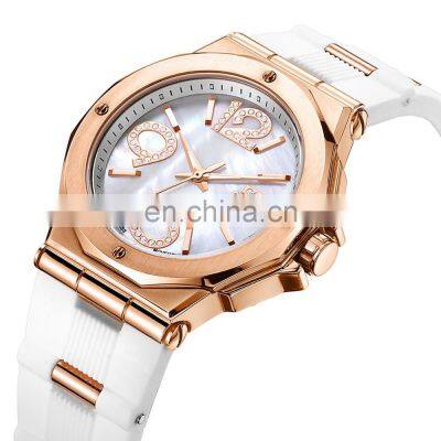 High Quality Customized fashion women wristwatches brand luxury rose gold female watches