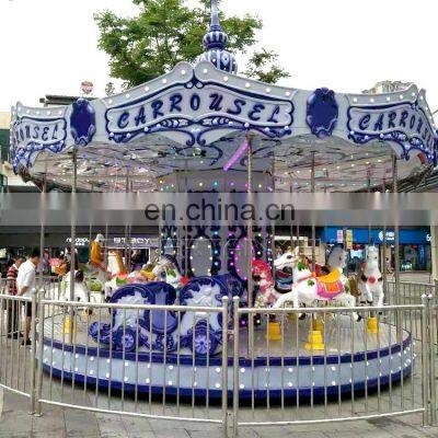 Kids entertainment machines outdoor electric equipment fairground amusement rides merry go round for sale
