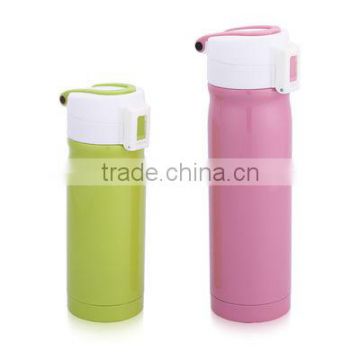 350ml steel vacuum travel bottles with color and logo