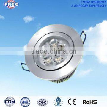 5w LED ceiling lamp shell aluminum alloy environmental round,widely used for shopping mall,supermarket,hotel,household