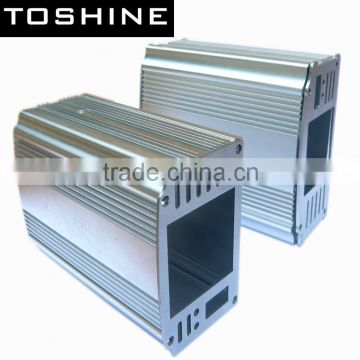 High quality aluminum car inverter shell case box housing profile extrusion