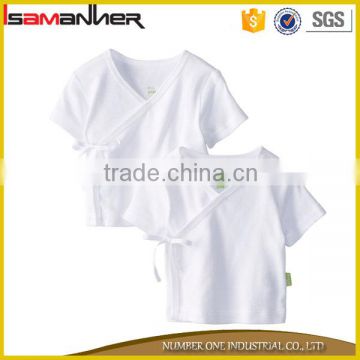 Maunfacture baby kimono white tops plain blank baby clothes clothing                        
                                                                                Supplier's Choice
