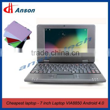 7 Inch Android 4.0 Cheap Laptops With Camera