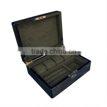 high gloss finishing carbon fiber customized watch display cases