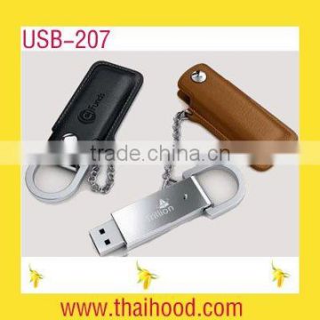 Promotional gifts leather usb stick