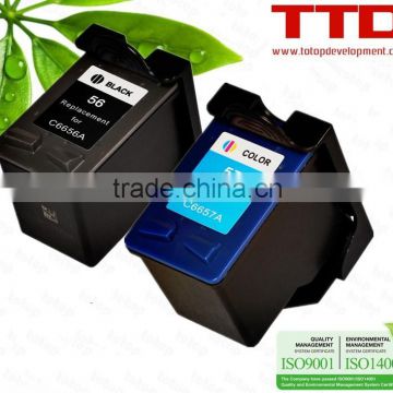 TTD Ink Cartridge C6656A C6657A for HP 56 57 cartridge