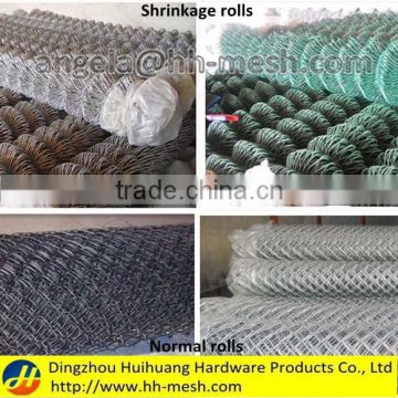 Square wire mesh chain link fence /used chain link fence