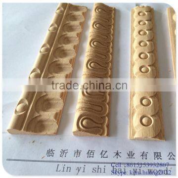 beech crown moulding/ beech carving moulding