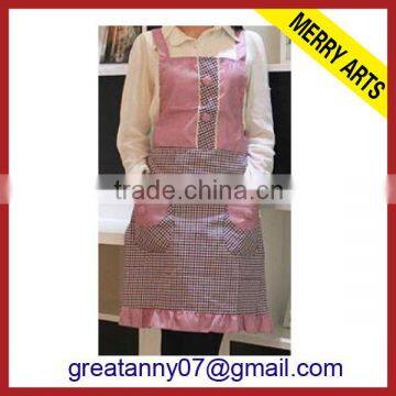 yiwu factory custom Lovely Kitchen Apron for Romatic Pairs Style Sale