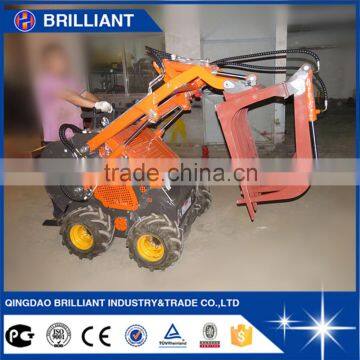 400kg Skid Steer Loader with Fork Grapple Attachment for Sale                        
                                                Quality Choice