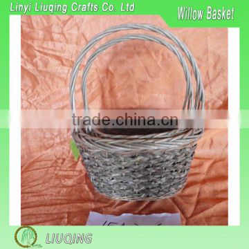 Sets OF Sea Grass Square Storage Basket With Carrying Handle