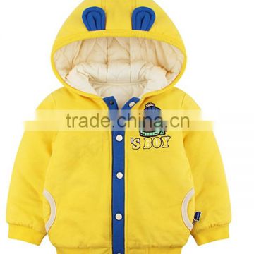 2015 Wholesale fancy baby Winter hooded jacket