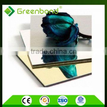 Greenbond high gloss acrylic panel mirror copper singapore acp sheet