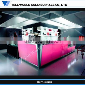 LED Bar Counter For Sale/restaurant Bar Counter/parctical design bar counter