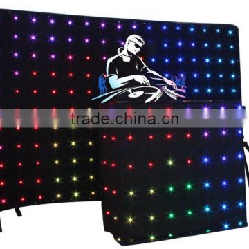 led cloth curtain P5.9.10.15 vision curtain stage bar backgroup light