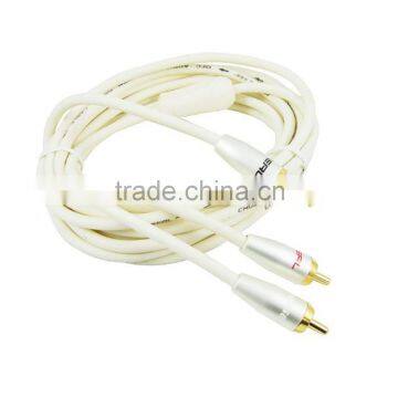 Choseal Q565B Gold Plated 3.5mm Male Stereo Plug to 2 RCA Audio Cable
