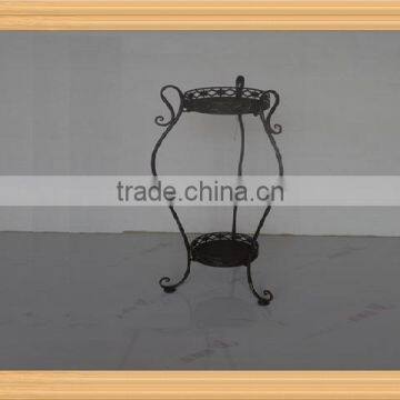 2 tier wrought iron plant stands