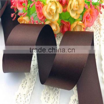 Supplier Cheap Solid Color Packaging Tape/Gift Box Polyester Satin Ribbon, Ribbon Satin
