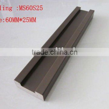 60mm*25mm wood plastic railing bar