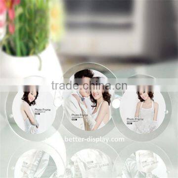 wholesale high quality clear acrylic multi picture frames