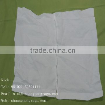 eco friendly white wiping rags made by used clothes