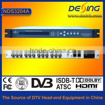 low bitrate MPEG2 SD 4 input encoder
