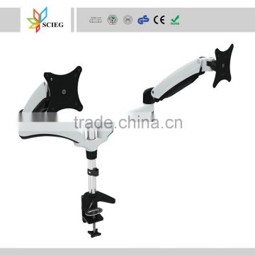 Gas Spring dual monitor arm monitor mount vesa desk mount