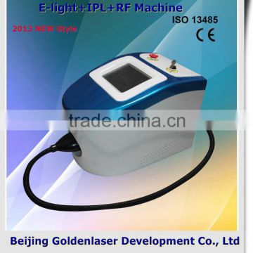 www.golden-laser.org/2013 New style E-light+IPL+RF machine far infrared slimming
