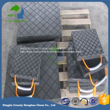 Road Protection MGE Plastic Crane Leg Supporting Pad Mat Road Protection