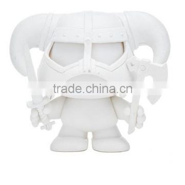 Custom 3 inch blank vinyl toy mini figure,custom make 3 inches tall blank color vinyl mini figure toys