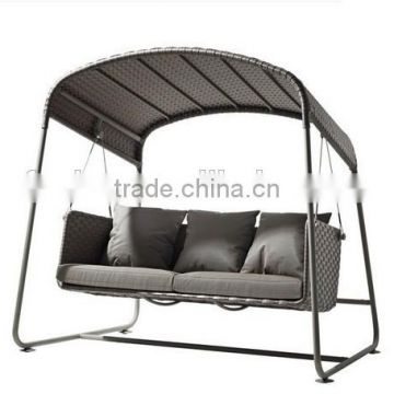 High quality swing chair garden rattan double hammock chair