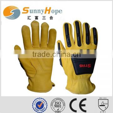 Sunnyhope cheap safety cycling gloves,sport hand gloves,TPR gloves
