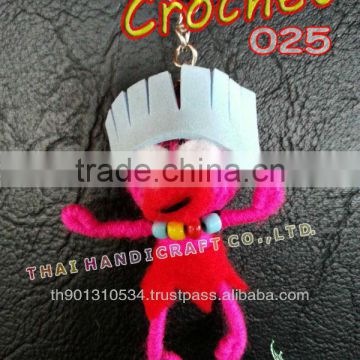 Handmade Crochet Key chains Wholesale Key rings