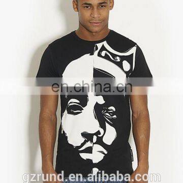 image T-Shirt with The full Print/hip hop fashion tshirt/big mens clothing/white cotton printed tshirts/OEM&ODM model-sc229
