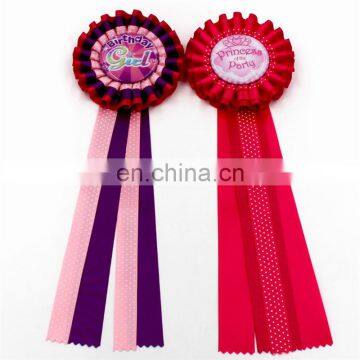 Hot items for birthday party/decorative ribbon rosettes