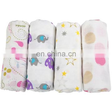 Newborn Bamboo Baby Swaddle Blanket Wrap Bibulous Soft Wrap For Summer