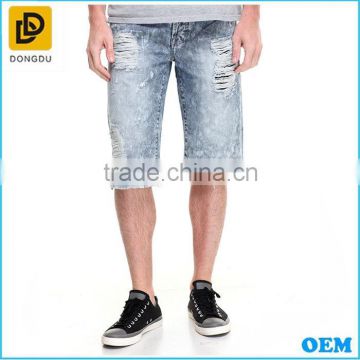 New arrival Plus size Men's denim shorts factory supplier form Alibaba