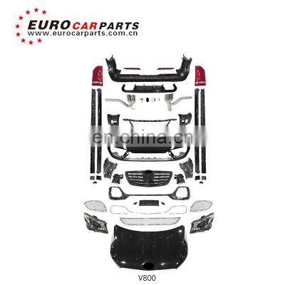 car body kits V- CLASS W447 V260 V250 vito 2014-2021y upgrad body kit pp material V800 automotive body parts