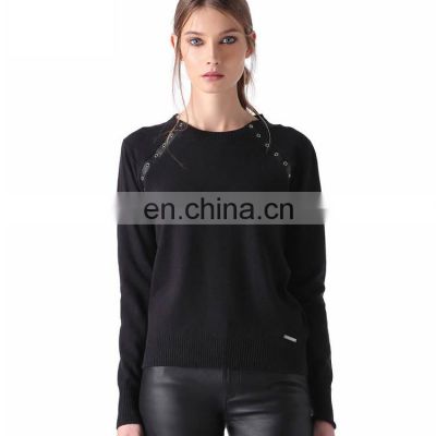 Sexy Design Lady Pure Wool Cashmere Sweater