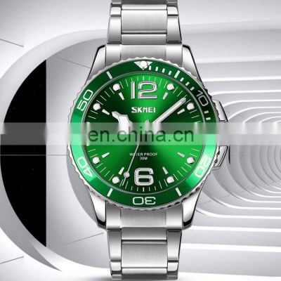 Luxury Skmei 9278 Stainless Steel Mens Business Watches Japan Movt Waterproof Boy Fashion Hand Watch