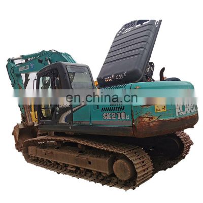 Japan kobelco sk210-8 excavator used kobelco sk210 21ton crawler digger cheap on sale in Shanghai China