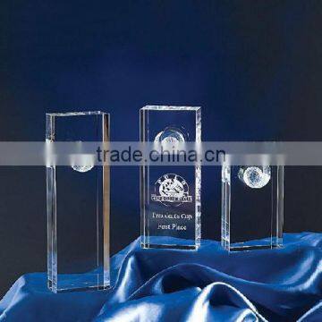 Elegant crystal golf awards crafts