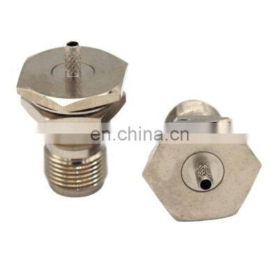 Coaxial Connector TNC Jack Female Bulkhead Crimp For RG178 1.13 1.32 1.37 Cable Connector