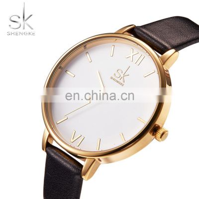 SHENGKE Woman Watches Classic Unisex Quartz Clock Woman Dress Wristwatch Montre femme Stylish Handwatchs K0056L