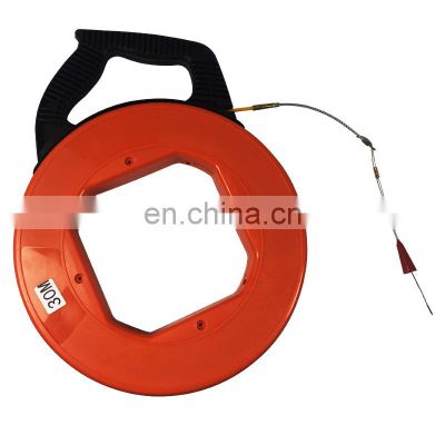 4mm fiber glass fish tape/ wire rope puller/cable fish tool