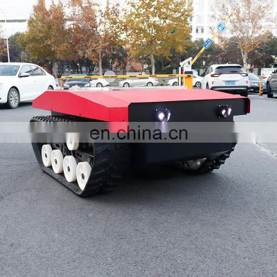 rubber track chassis undercarriage waterproof military tank crawler raupenfahrwerk pkw
