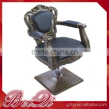 Upscale Royal Style Wholesale Used Stainless Steel Hair Salon Equipment, Vintage Hydraulic Oil Barber Chair Price