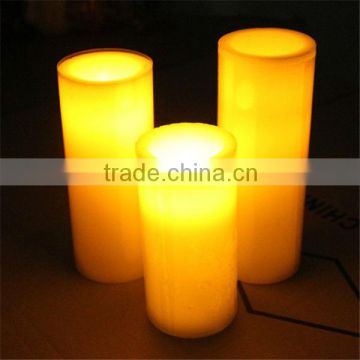 led graved candles