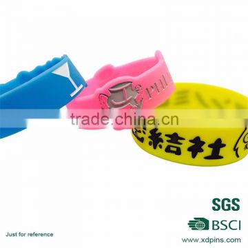 wrist bands silicone custom rubber wristbands
